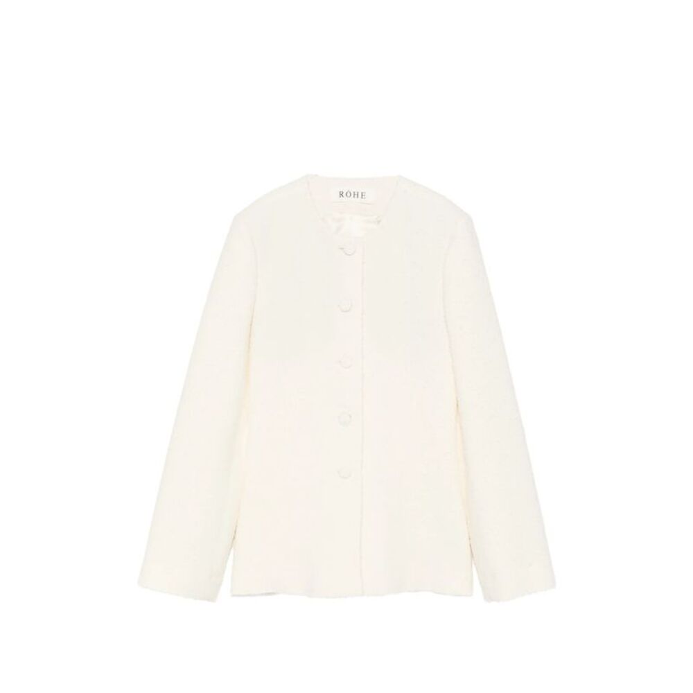 Róhe White Jackets - Tweed Jackets Women